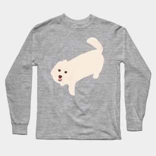 Happy Maltipoo Long Sleeve T-Shirt